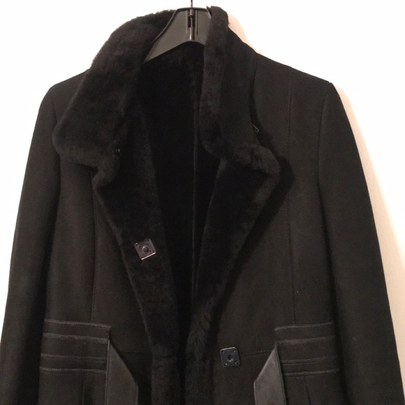 Leather and suede coat - Picture 3 of 6